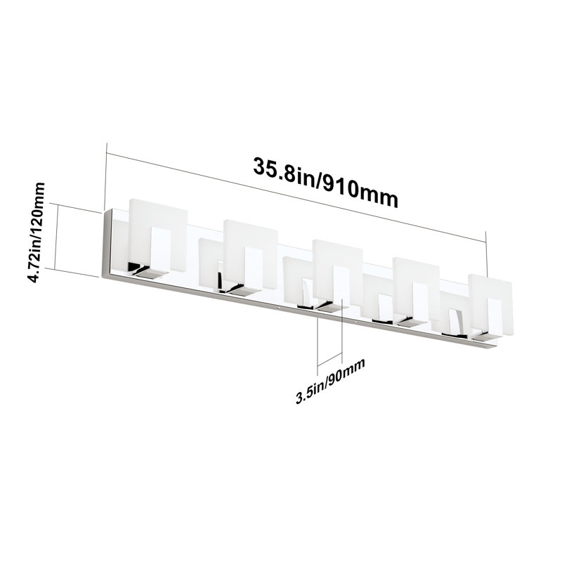 Orren Ellis LED Vanity Light & Reviews Wayfair